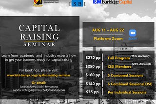 Capital Raising Seminar 2020