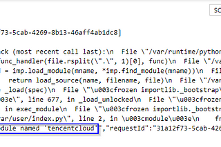 How to Solve ModuleNotFoundError: No module named ‘tencentcloud’ on Tencent Serverless Cloud…