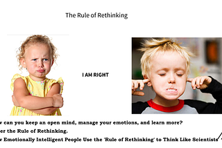 Confirmation Bias & The Rule of Rethinking