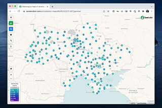 March 10th: Online background radiation monitoring in Ukraine during the war