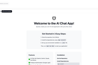 AI Chat App — Next, Vercel AI SDK, Firebase