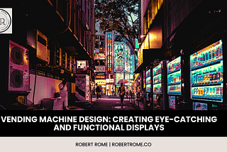 Robert Rome | Vending Machine Design: Creating Eye-Catching and Functional Displays