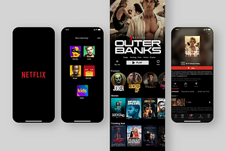 Netflix Application Redesign/Prototyping