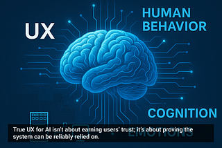 The Psychology of Trust in AI: Why “Relying on AI” Matters More than “Trusting It”