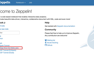 Deep Dive into Delta Lake via Apache Zeppelin