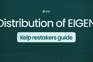 Distribution of EIGEN tokens to KEP holders