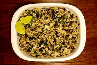 Better Than Chipotle’s Cilantro Lime Rice and Black Beans