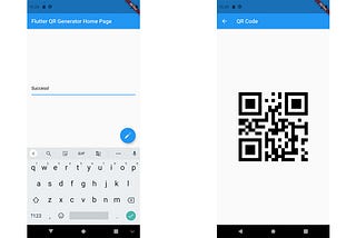 QR code generator app screenshots