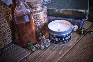 Firelight Fables Fantasy Inspired Candles — Mystical Apothecary Candle | www.firelightfables.com/shop