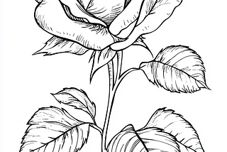 Top 25 Free Printable Beautiful Rose Coloring Pages for Kids