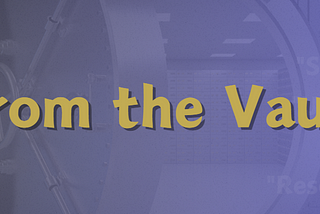 From the Vault header, with a vault in background along with Wolfram Language