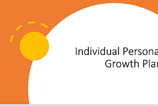 Individual Personal Growth Plan