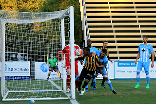 Williams nets hat trick as Battery rout CofC