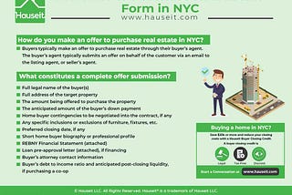 The Offer to Purchase Real Estate Form in NYC