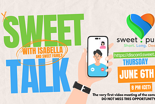 Our first ‘Sweet Talk’ meeting!