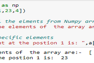 BASICS OF NUMPY