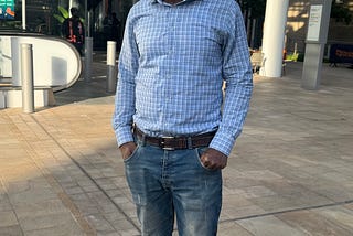 Toyyib Adewale Adelodun on May 14 in London, U.K.