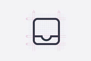 Soul UI icons — 1px outline style