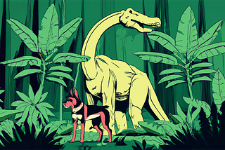 The Dog and the Dinosaur