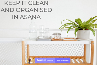Keep it clean and organized in Asana