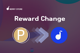 [Notice] Change of the reward