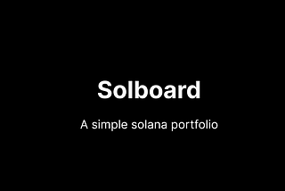 Solboard 1.0