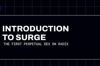 Introducing Surge