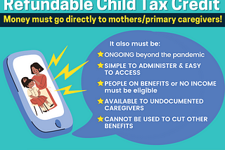 Graphics: Support Proposed Refundable Child Tax Credit!