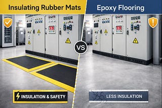 Insulating Rubber Mats Over Epoxy Coatings