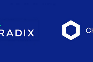 Radix integrates Chainlink Oracles