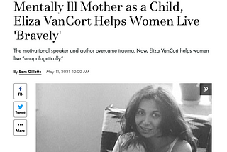 Kidnapped 3 Times by Her Mentally Ill Mother as a Child, Eliza VanCort Helps Women Live ‘Bravely’