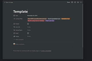 Create a social media content calendar