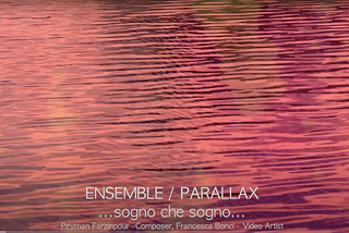 sogno che sognoPeyman Farzinpour: Composer Francesca Bonci: Video Artist Nara Shahbazyan: Cellist