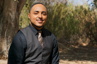 https://www.unlv.edu/news-story/orlando-t-whites-farewell-unlv Photo of Orlando White at Clark County Wetlands in vest and tie.