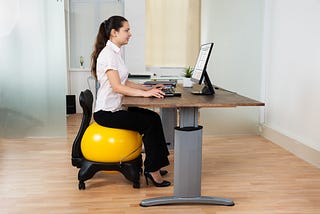 Should You Replace Your Office Chair With an Exercise Ball?