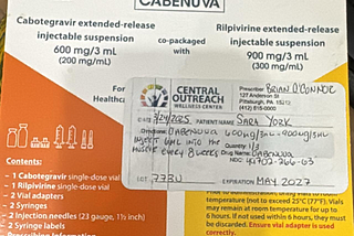 Relatório biomédico — Solicitação de Continuidade de Medicação Antirretroviral Injetável