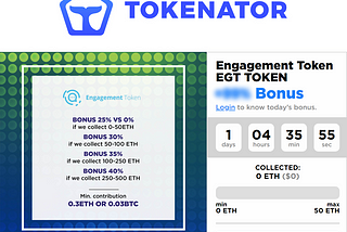 🐳 Buy Engagement Token with up to 40% Bonus — Only on Tokenator! 🐳