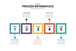 Unique Process Infographic template for Download