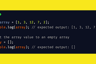 Five ways to clear an array in JavaScript
