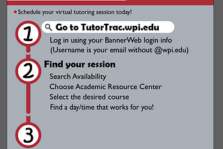 Poster for WPI ARC Tutoring P2