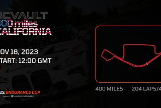 The 400 Miles of California: High Drama in the OBS Endurance Cup Powered by HundredForce