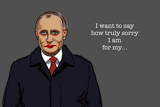 Putin issues an apology