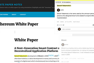 I threw together a website to share crypto notes — www.whitepapernotes.com