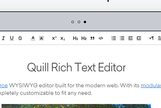 Table of Content for Quill JS Rich Text Editor