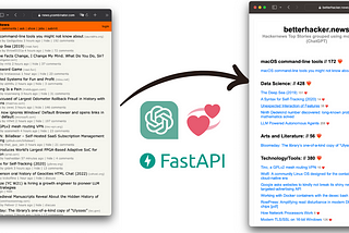 Aggregate news by topics using OpenAI API, Hacker News API and FastAPI