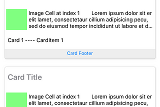 Scalable Material Design Cards with UICollectionViews