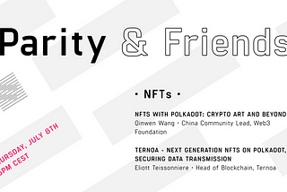 Ternoa: Parity & Friends NFT edition