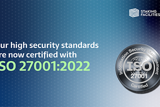 Now in cold print, our high security standards are now certified with ISO 27001:2022