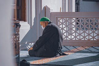 Muslim praying