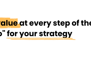 Adding value at every step of the journey. A “how to” for your strategy
